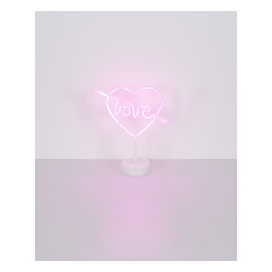 Globo - LED neona galda dekors LED/2W/3xAA sirds