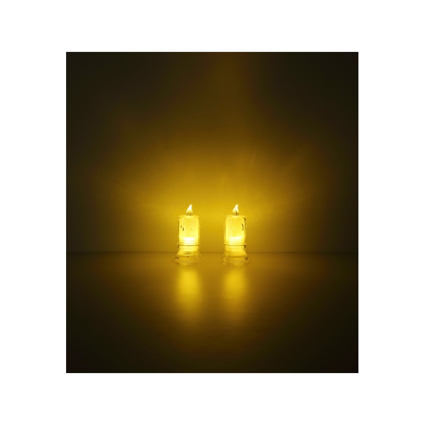 Globo - KOMPLEKTS 2x LED Svece LED/0,25W/3xLR1130