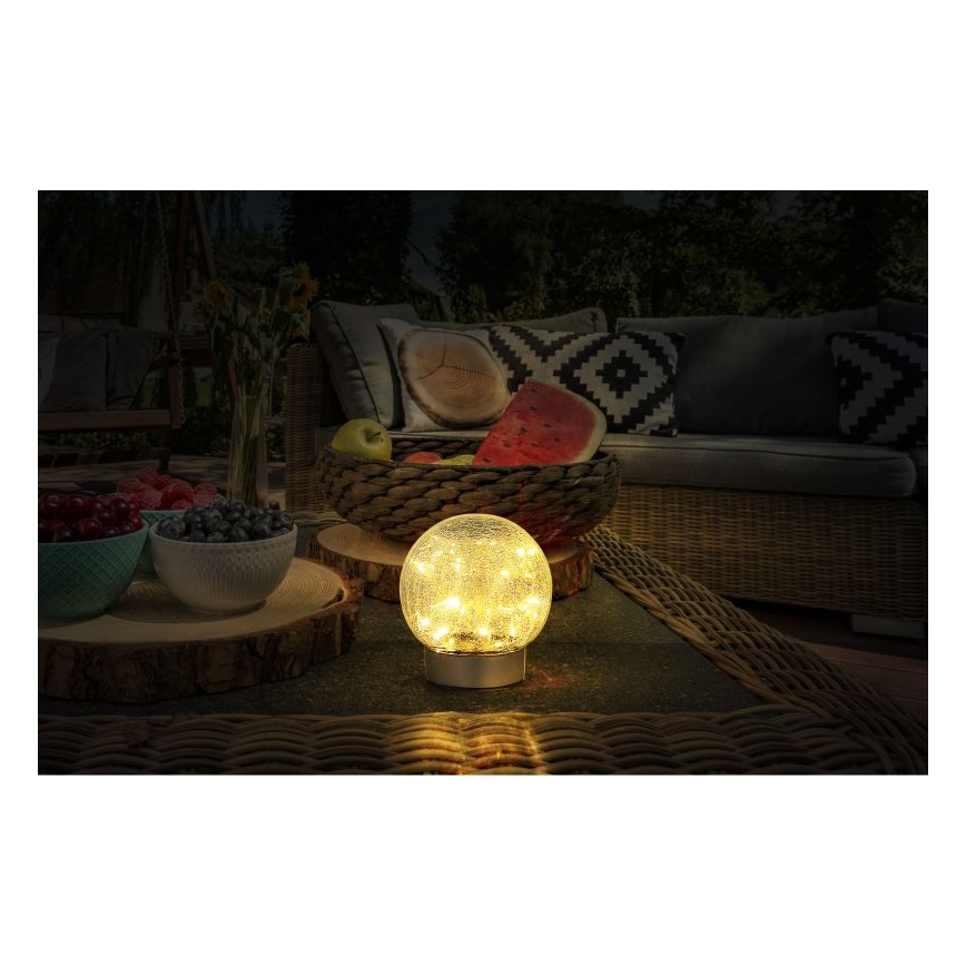 Globo - LED dekoratīvā uzlādējamā galda lampa 25xLED/0,06W/5V 600 mAh IP44