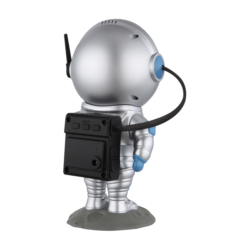 Globo - LED RGB Galda lampa LED/4,5W/5V kosmonauts sudraba krāsā