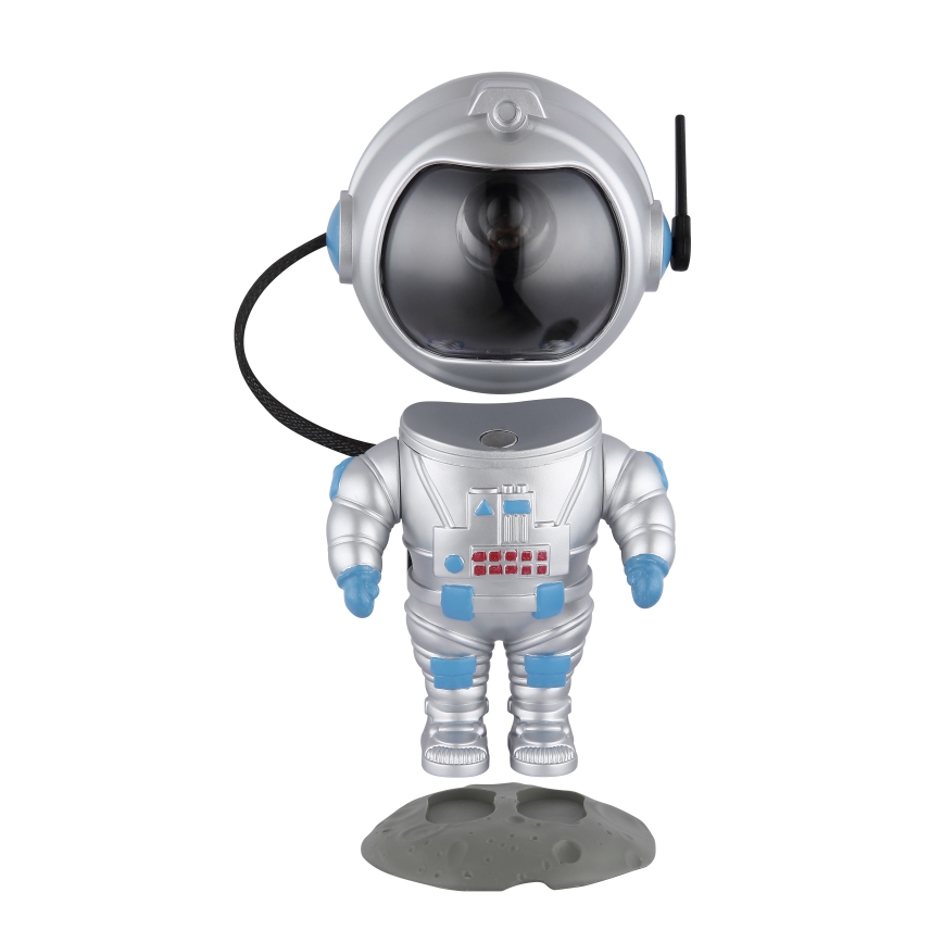 Globo - LED RGB Galda lampa LED/4,5W/5V kosmonauts sudraba krāsā