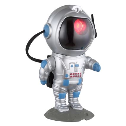 Globo - LED RGB Galda lampa LED/4,5W/5V kosmonauts sudraba krāsā
