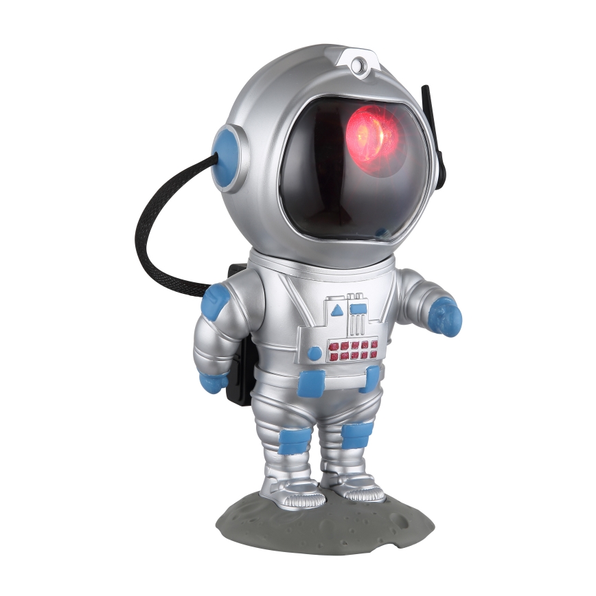 Globo - LED RGB Galda lampa LED/4,5W/5V kosmonauts sudraba krāsā