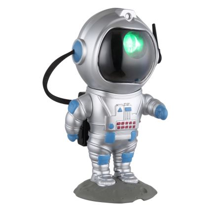 Globo - LED RGB Galda lampa LED/4,5W/5V kosmonauts sudraba krāsā