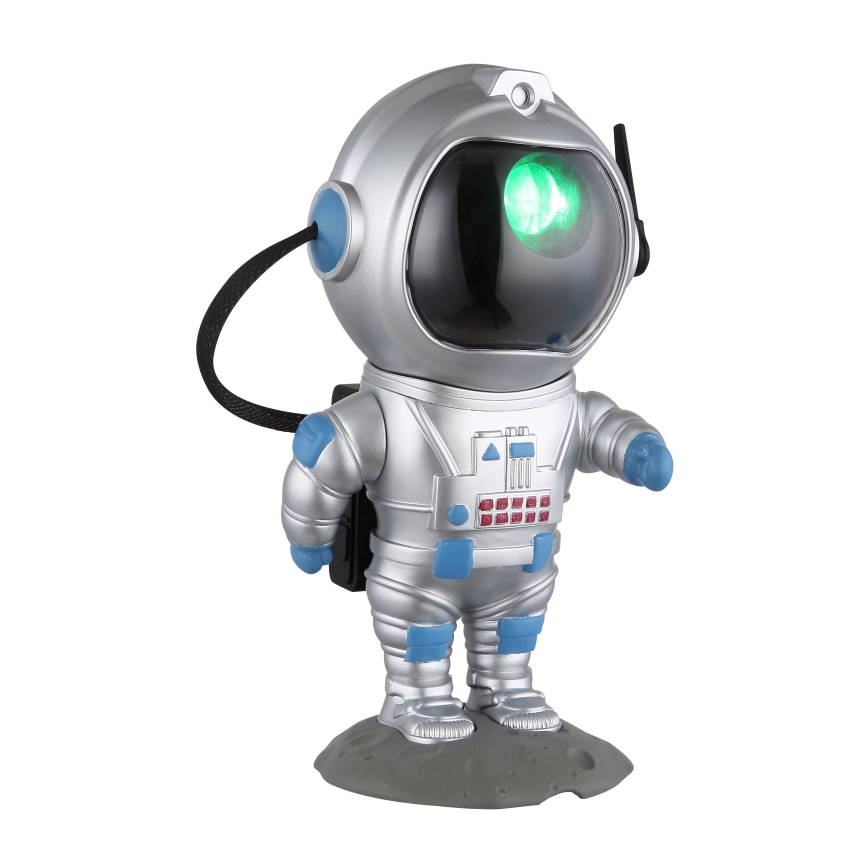 Globo - LED RGB Galda lampa LED/4,5W/5V kosmonauts sudraba krāsā
