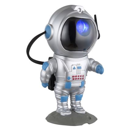 Globo - LED RGB Galda lampa LED/4,5W/5V kosmonauts sudraba krāsā