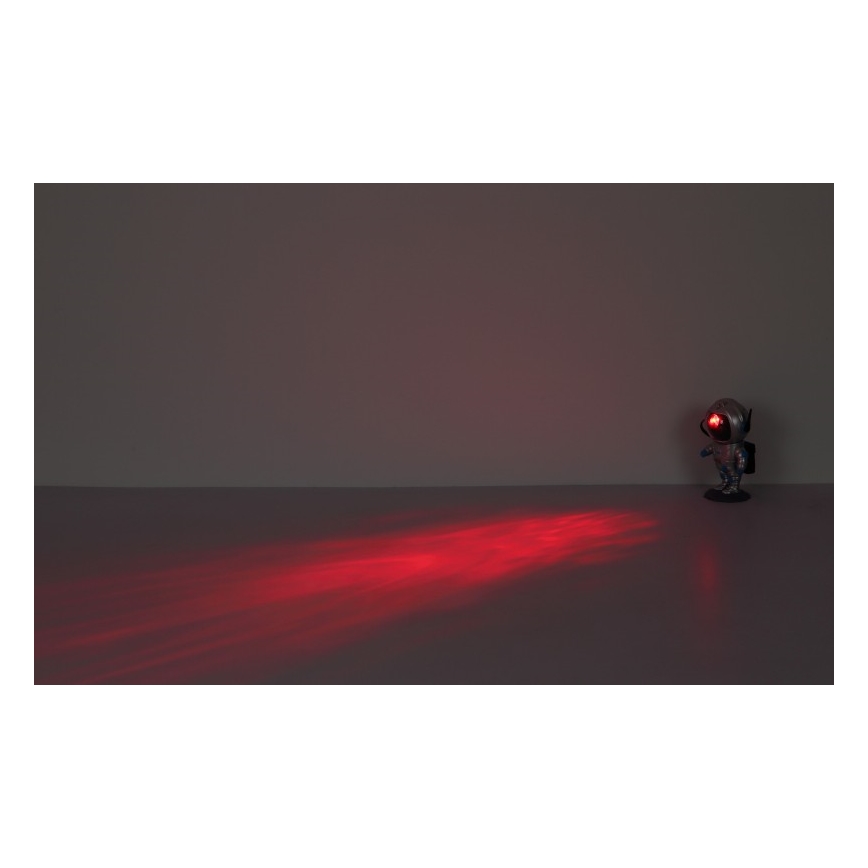 Globo - LED RGB Galda lampa LED/4,5W/5V kosmonauts sudraba krāsā