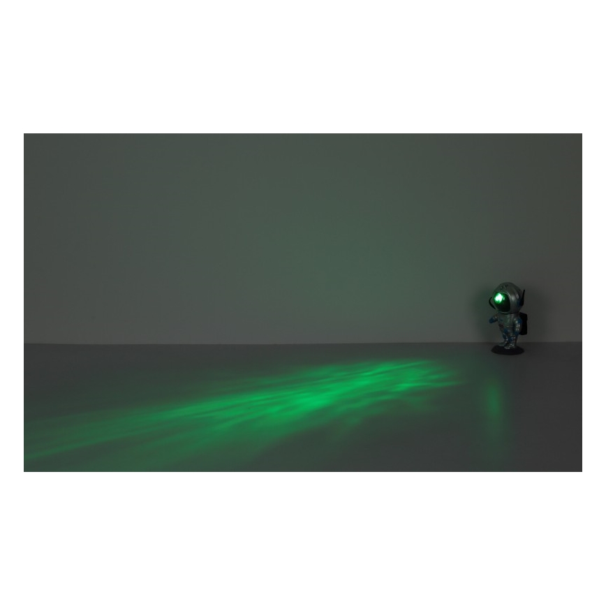 Globo - LED RGB Galda lampa LED/4,5W/5V kosmonauts sudraba krāsā