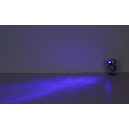 Globo - LED RGB Galda lampa LED/4,5W/5V kosmonauts sudraba krāsā