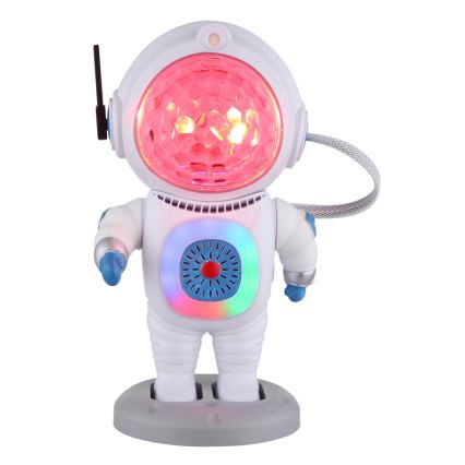 Globo - LED RGB Galda lampa LED/6W/5V kosmonauts balts