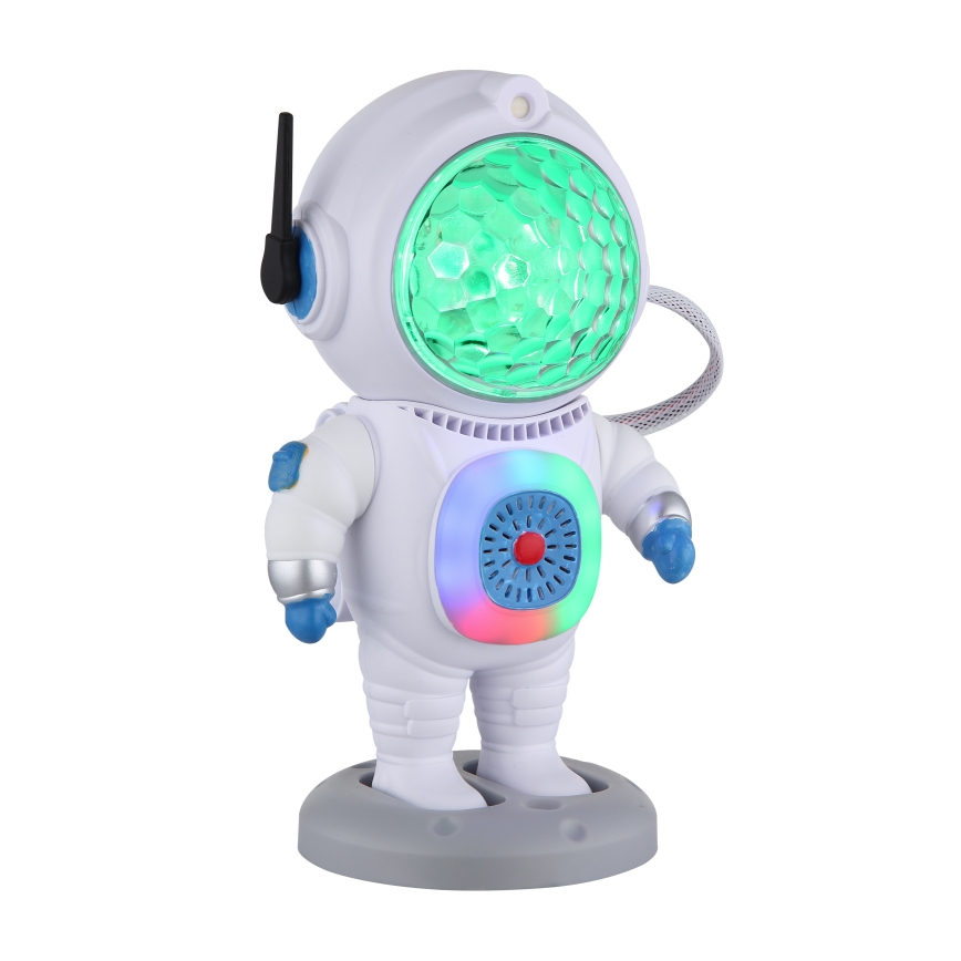 Globo - LED RGB Galda lampa LED/6W/5V kosmonauts balts