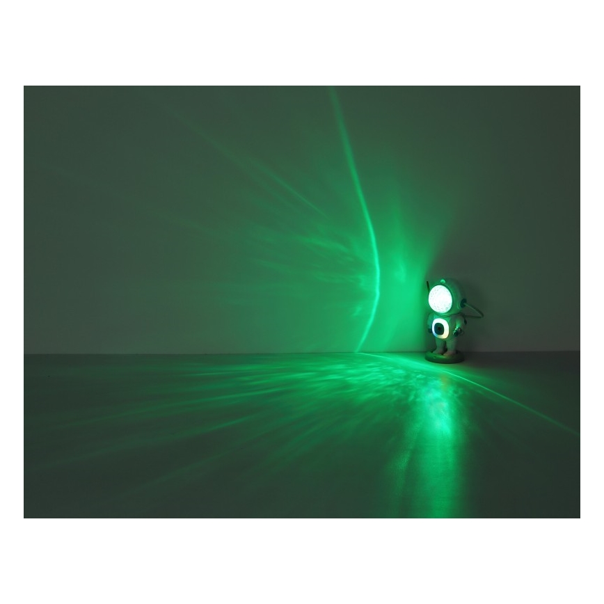 Globo - LED RGB Galda lampa LED/6W/5V kosmonauts balts