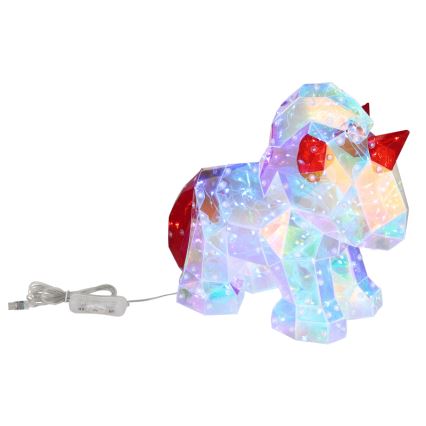 Globo - LED galda dekors LED/3W/5V USB vienradzis