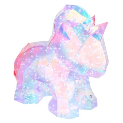 Globo - LED ar regulējamu spilgtumu uzlādējama galda dekorācija LED/4W/5V 1800 mAh vienradzis