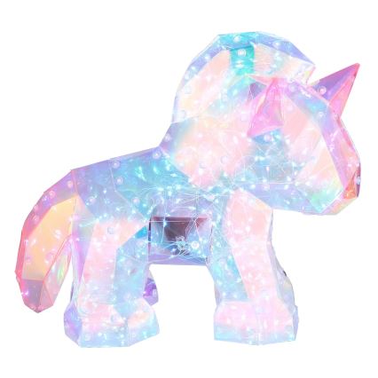 Globo - LED ar regulējamu spilgtumu uzlādējama galda dekorācija LED/4W/5V 1800 mAh vienradzis