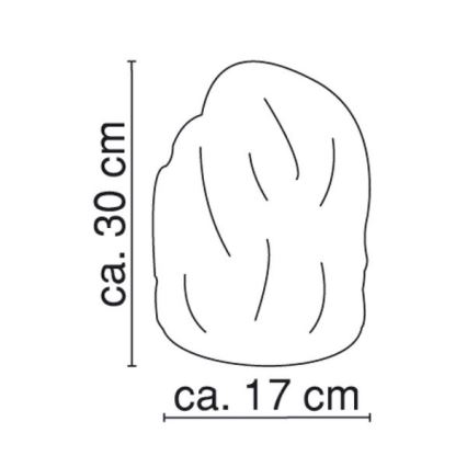 GLOBO - Sāls lampa 1xE14/15W/230V 8,77 kg