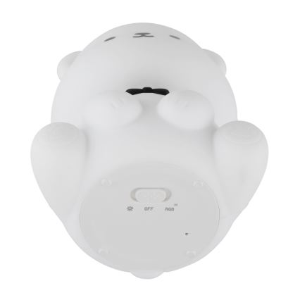 Globo - LED RGBW, ar regulējamu spilgtumu, uzlādējama bērnu naktslampiņa, LED/1W/5V, 1200 mAh, lācis