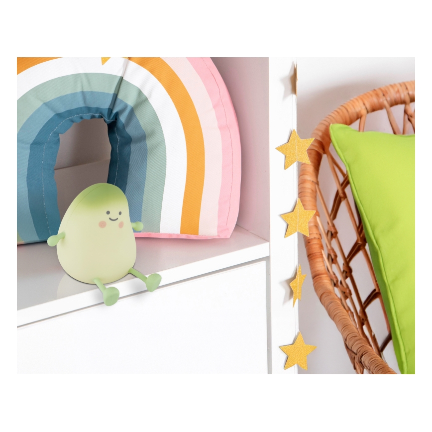 Globo - LED RGBW ar regulējamu spilgtumu, uzlādējama bērnu nakts lampa LED/2W/5V 1200 mAh, mango