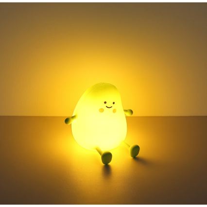 Globo - LED RGBW ar regulējamu spilgtumu, uzlādējama bērnu nakts lampa LED/2W/5V 1200 mAh, mango