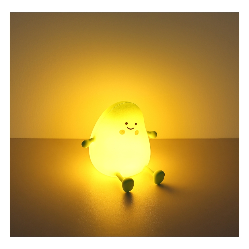 Globo - LED RGBW ar regulējamu spilgtumu, uzlādējama bērnu nakts lampa LED/2W/5V 1200 mAh, mango