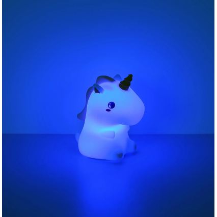 Globo - LED RGBW ar regulējamu spilgtumu, uzlādējama bērnu naktsgaismiņa LED/1,5W/5V 1200 mAh vienradzis