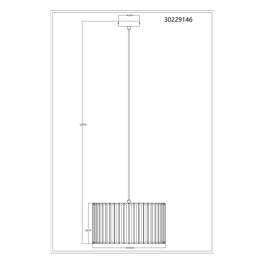 Globo - Lustra ar auklu 1xE27/60W/230V d. 35 cm
