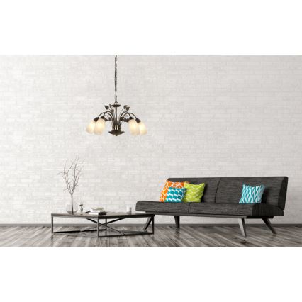 Globo - Lustra ar ķēdi 5xE14/40W/230V