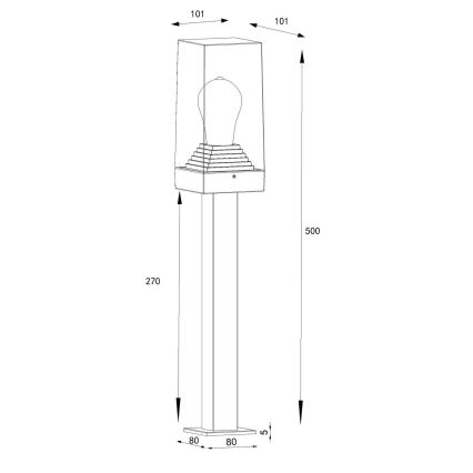 Globo - Āra lampa 1xE27/40W/230V IP44