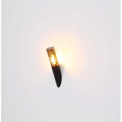 Globo - Āra sienas lampa 1xE27/23W/230V IP44 melna/varš