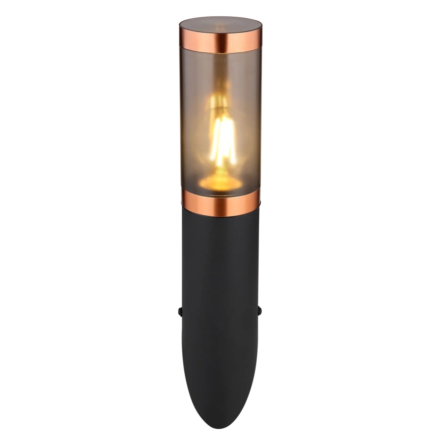 Globo - Āra sienas lampa 1xE27/23W/230V IP44 melna/varš
