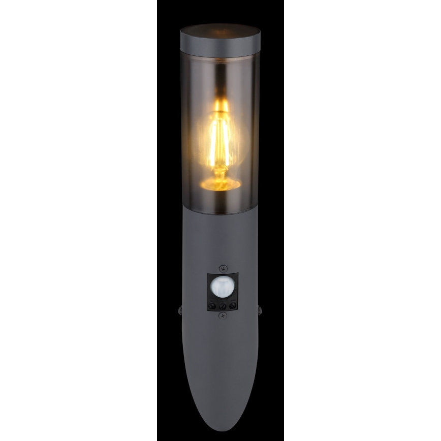 Globo - Āra sienas lampa ar sensoru 1xE27/15W/230V IP44