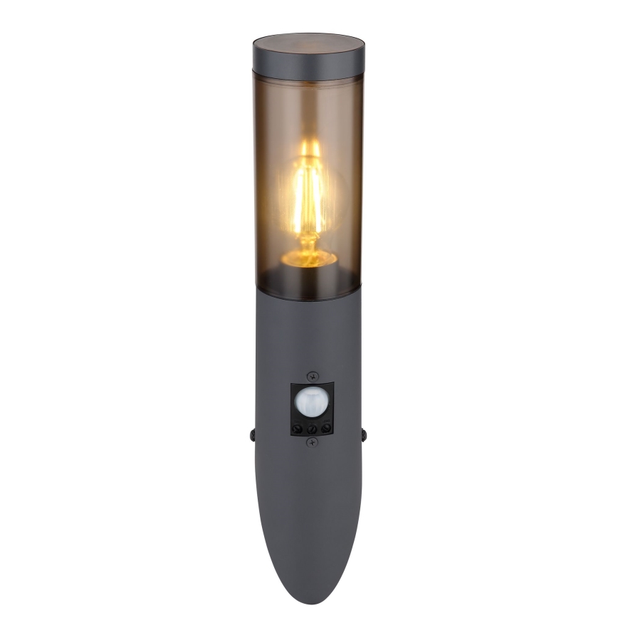 Globo - Āra sienas lampa ar sensoru 1xE27/15W/230V IP44
