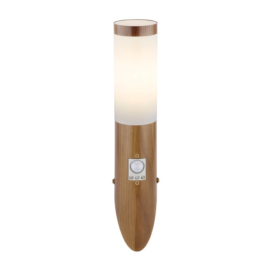 Globo - Āra sienas lampa ar sensoru 1xE27/15W/230V IP44