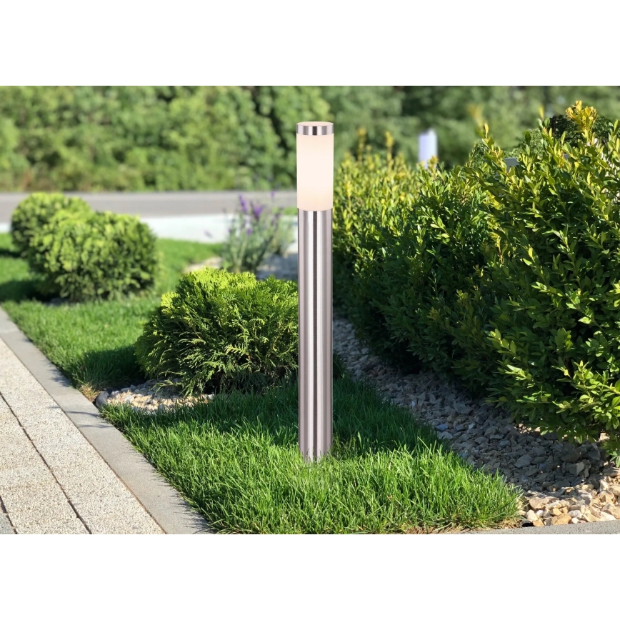 Globo - Āra lampa 1xE27/23W/230V IP44 80 cm spīdīgi hromēts
