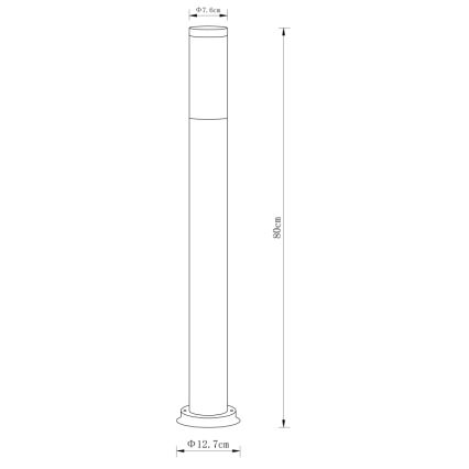 Globo - Āra lampa 1xE27/60W/230V 80 cm IP44