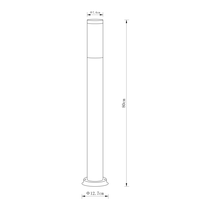Globo - Āra lampa 1xE27/60W/230V 80 cm IP44