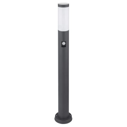 Globo - Āra lampa ar sensoru 1xE27/15W/230V IP44 80 cm antracīta