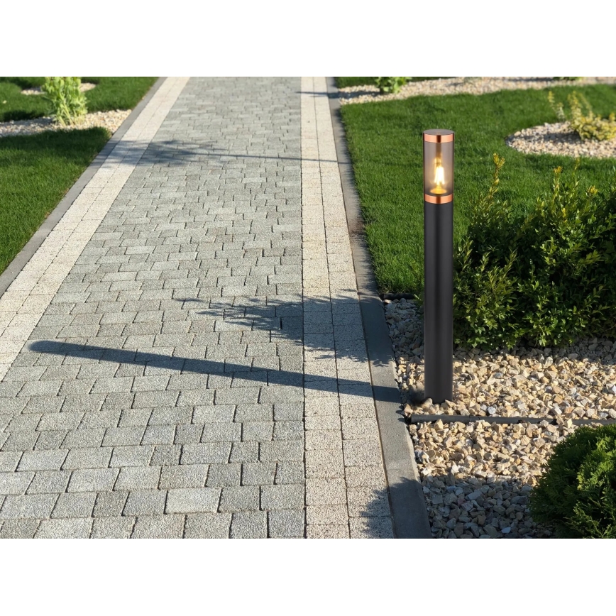 Globo - Āra lampa 1xE27/23W/230V IP44 80 cm melna/varš