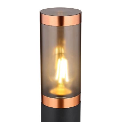 Globo - Āra lampa 1xE27/23W/230V IP44 80 cm melna/varš