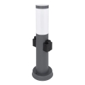 Globo 3158AK - Āra lampa ar 2 kontaktligzdām BOSTON 1xE27/23W/230V IP44