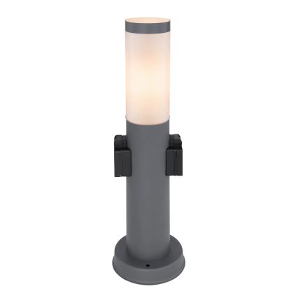 Globo 3158AK - Āra lampa ar 2 kontaktligzdām BOSTON 1xE27/23W/230V IP44