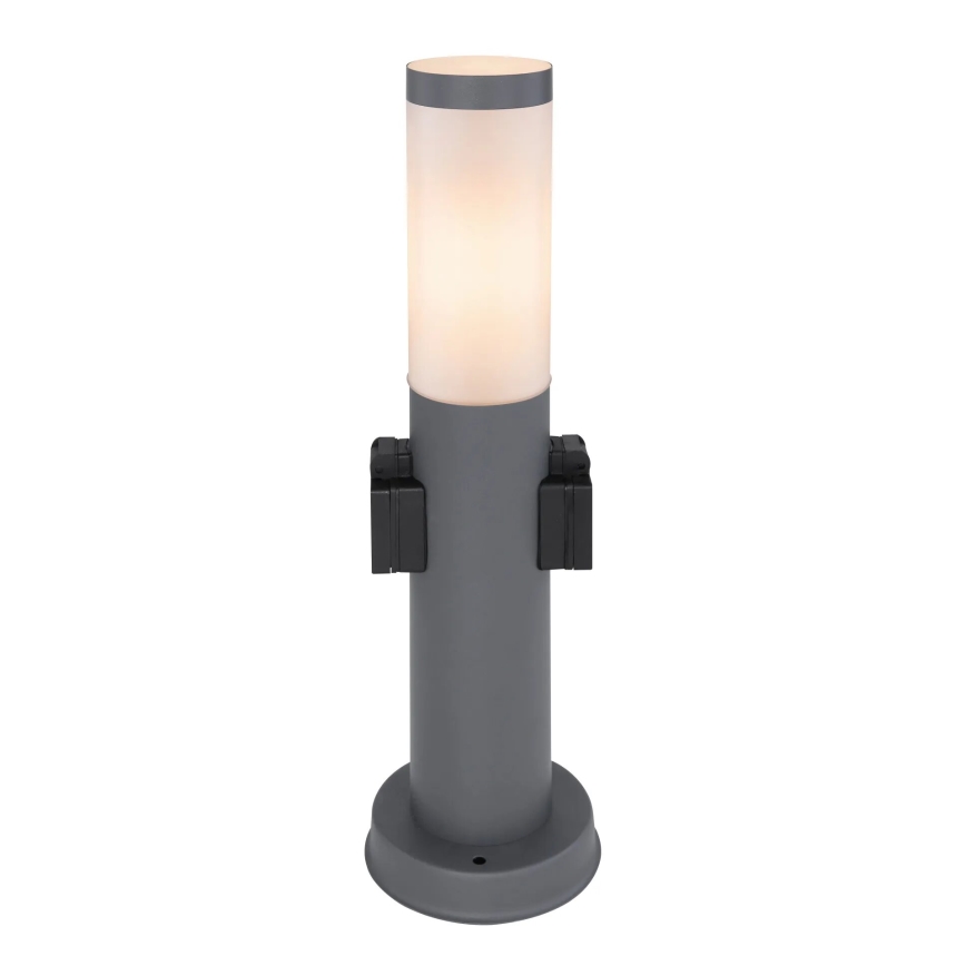 Globo 3158AK - Āra lampa ar 2 kontaktligzdām BOSTON 1xE27/23W/230V IP44