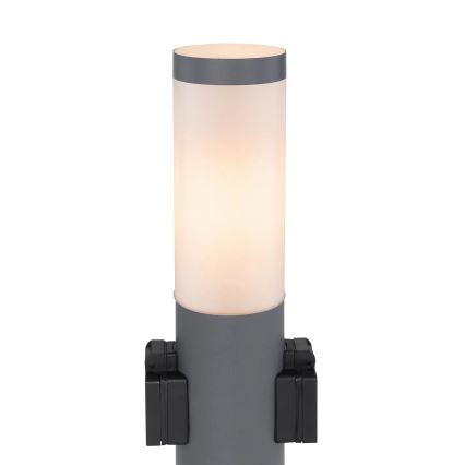 Globo 3158AK - Āra lampa ar 2 kontaktligzdām BOSTON 1xE27/23W/230V IP44