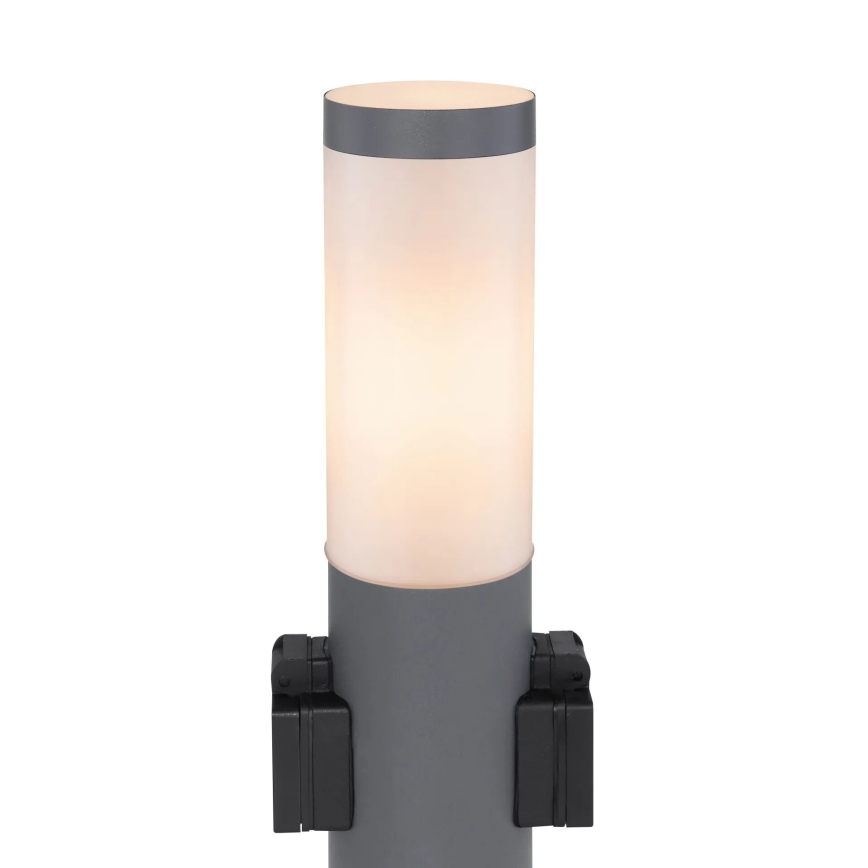 Globo 3158AK - Āra lampa ar 2 kontaktligzdām BOSTON 1xE27/23W/230V IP44