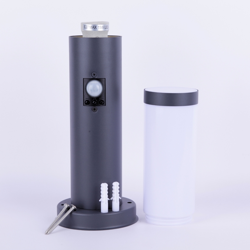 Globo - Āra lampa ar sensoru 1xE27/15W/230V 45 cm IP44