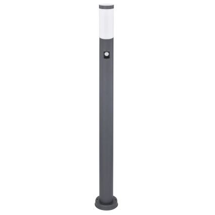 Globo - Āra lampa ar sensoru 1xE27/15W/230V IP44 110 cm antracīta