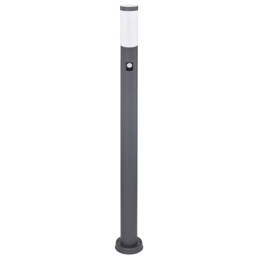 Globo - Āra lampa ar sensoru 1xE27/15W/230V IP44 110 cm antracīta