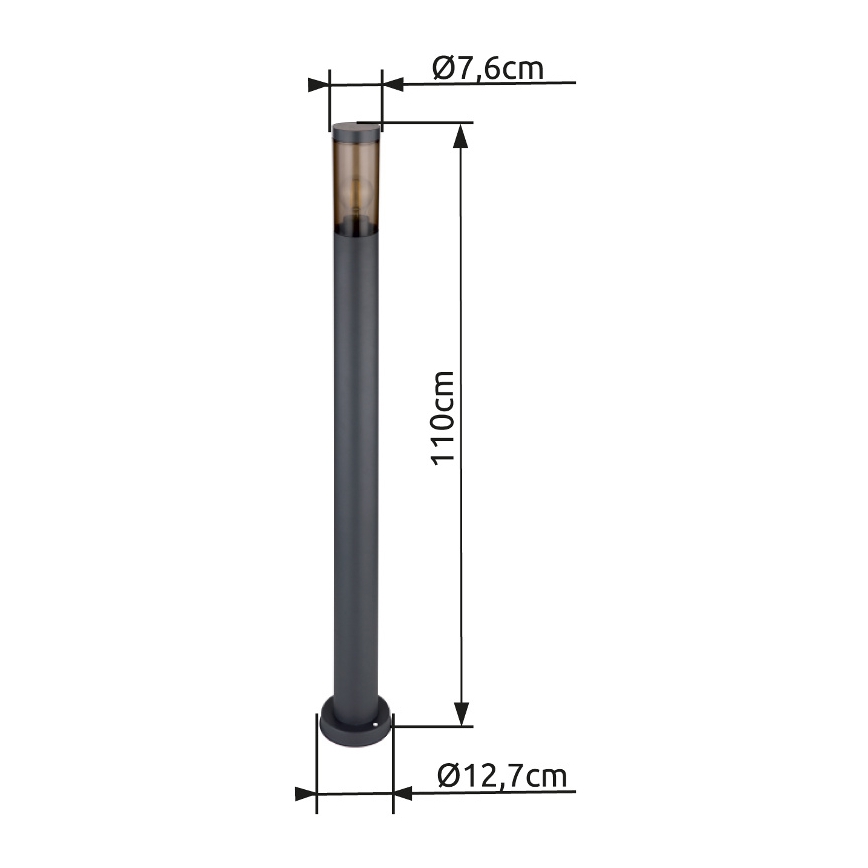 Globo - Āra lampa 1xE27/23W/230V 110 cm IP44