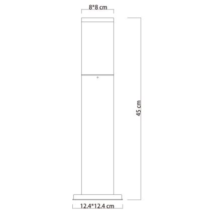 Globo - Āra lampa 1xE27/15W/230V 45 cm IP44