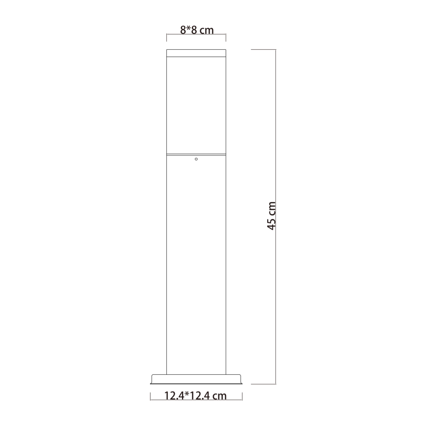 Globo - Āra lampa 1xE27/15W/230V 45 cm IP44